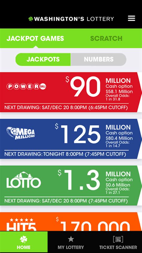 washington lottery app